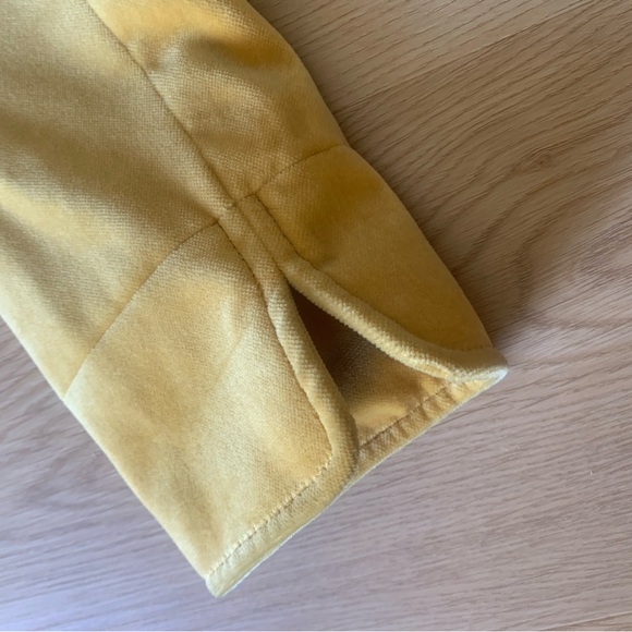 J Crew Lined Velvet Blazer Size 8 Gold - Picture 2 of 6